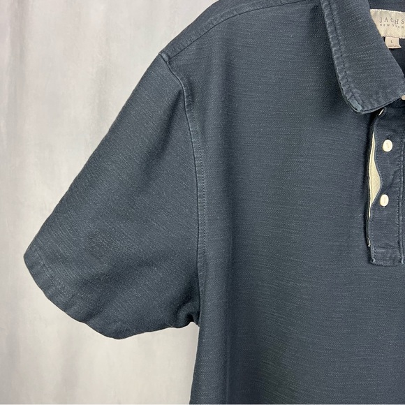 JACHS New York Polo Mens Large Navy Short Sleeve Sports Designer Casual Shirt - Picture 5 of 9